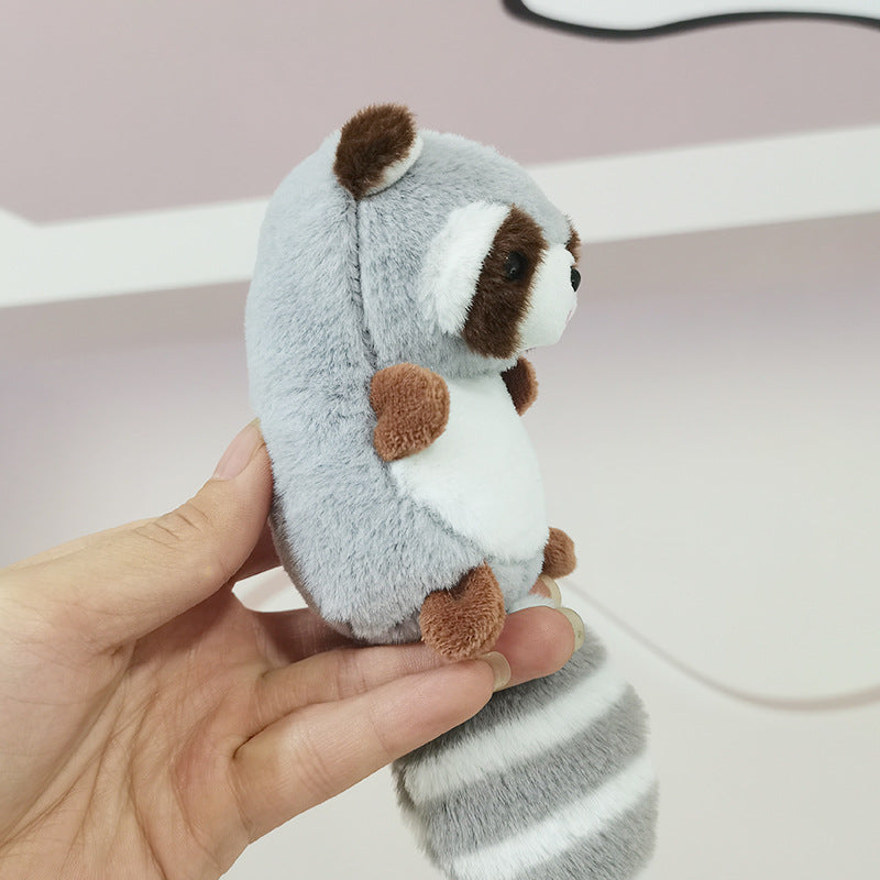 Wholesale Raccoon Plush Doll Keychain